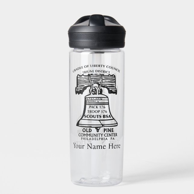 176 Personalised Water Bottle (Front)