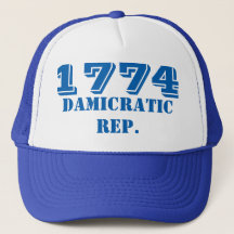 1774 Damicratic Republic trucker hat