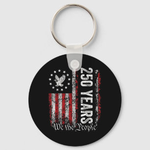 1776-2026 250 Years AAAmerica Birthday Veteran Dad Key Ring