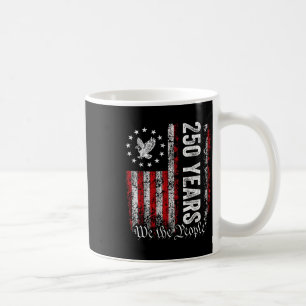 1776-2026 250 years america birthday veteran dad coffee mug