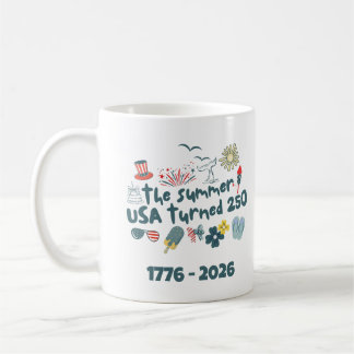 1776 - 2026 Retro 250th Anniversary 4th Of July Coffee Mug