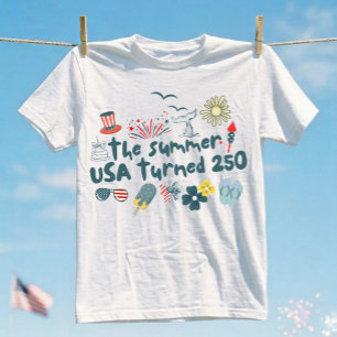 1776 - 2026 Retro 250th Anniversary 4th Of July T-Shirt