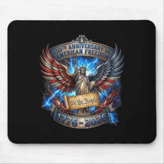 1776-2026 Usa 250th Anniversary 4th Of July Indepe Mouse Pad