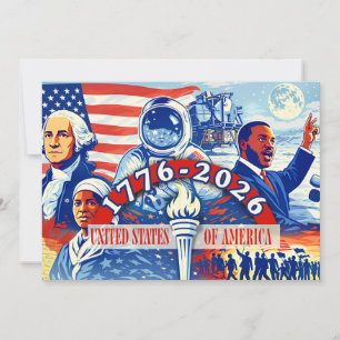 1776-2026 USA’s Semiquincentennial Commemorative Holiday Card