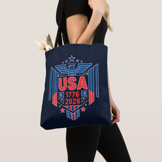 1776-2026 USA  TOTE BAG (Close Up)