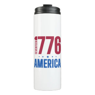 1776 America 250 years historical freedom Thermal Tumbler