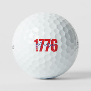 '1776 America' 250th Anniversary 4th of July  Golf Balls