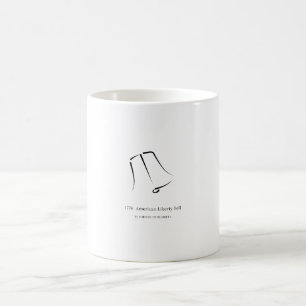 1776 American Liberty Bell Minimalist Coffee Mug