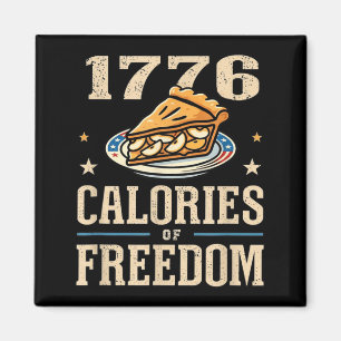 1776 Calories of dom Patriotic e Magnet