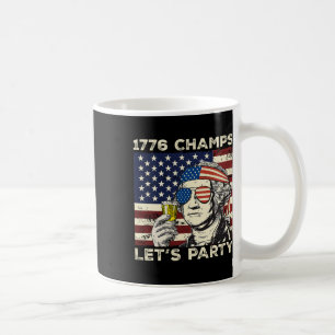 1776 Champs Washington Drink Beer 4th Of July Nove Coffee Mug