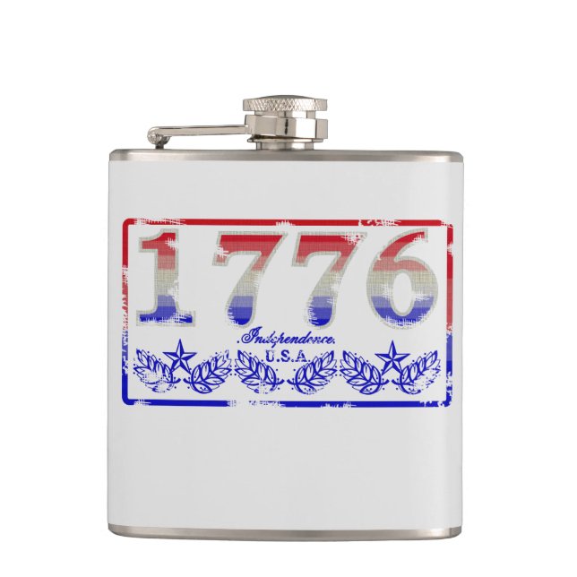 1776 Independence Hip Flask (Front)