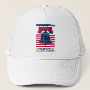1776 Liberty Bell Philadelphia Pennsylvania Trucker Hat