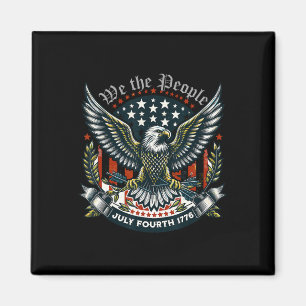 1776 Life Liberty Pursuit Of Happiness 4th Of July Magnet