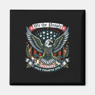 1776 Life Liberty Pursuit Of Happiness 4th Of July Magnet