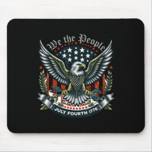 1776 Life Liberty Pursuit Of Happiness 4th Of July Mouse Pad
