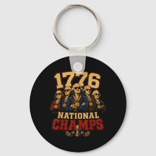 1776 National Champs Founding Fathers 250 Key Ring