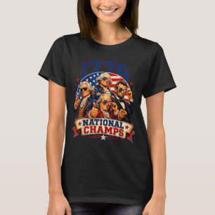 1776 National Champs Funny Patriotic 250 Yearas T-Shirt
