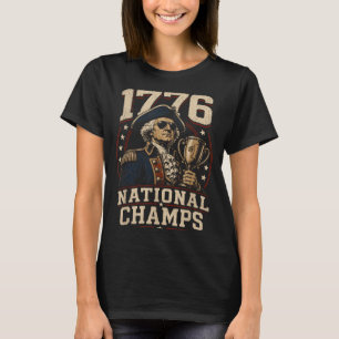 1776 National Champs George Washington Funny T-Shirt