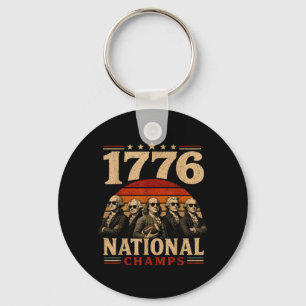 1776 National Sport Styles Patriot Usa 250 Funny Key Ring