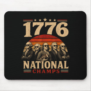 1776 National Sport Styles Patriot Usa 250 Funny Mouse Pad
