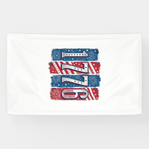 1776 Patriotic Fireworks Vintage Vector Design_1 Banner
