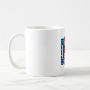 1776 Patriotic Fireworks Vintage Vector Design_1 Coffee Mug