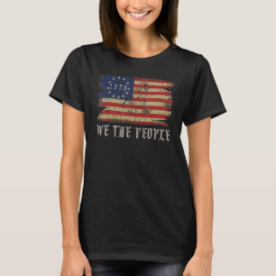 1776 We People America American Usa Flag Happy 4th T-Shirt