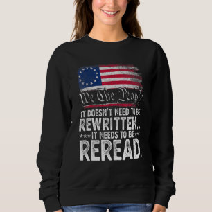 1776 We The People Betsy Ross 4th Of July American Sweatshirt