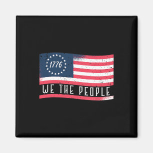 1776 We The People Independence Day 4th Of July Fl Magnet