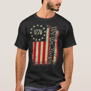 1776 We The People Patriotic American Constitution T-Shirt