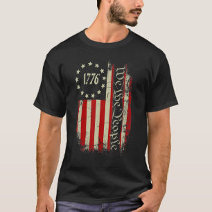 1776 We The People Patriotic American Constitution T-Shirt