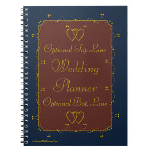 1776 Wedding Collection Personalised Planner Notebook