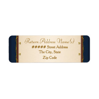 1776 Wedding Collection Return Address Label