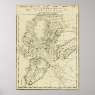 1777 Port Royal, South Carolina Poster