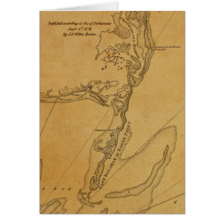 1779 Map of Chatham, Massachusetts