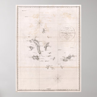 1793 Chart of the Galapagos