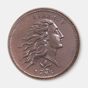 1793 Flowing Hair Large Cent Magnet