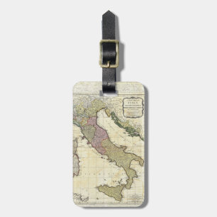 1794 Jean Baptiste Bourguignon D'Anville Italy Map Luggage Tag