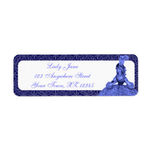 1794 Vintage Woman Return Address Label