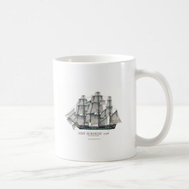 1796 HMS Surprise art Coffee Mug (Right)