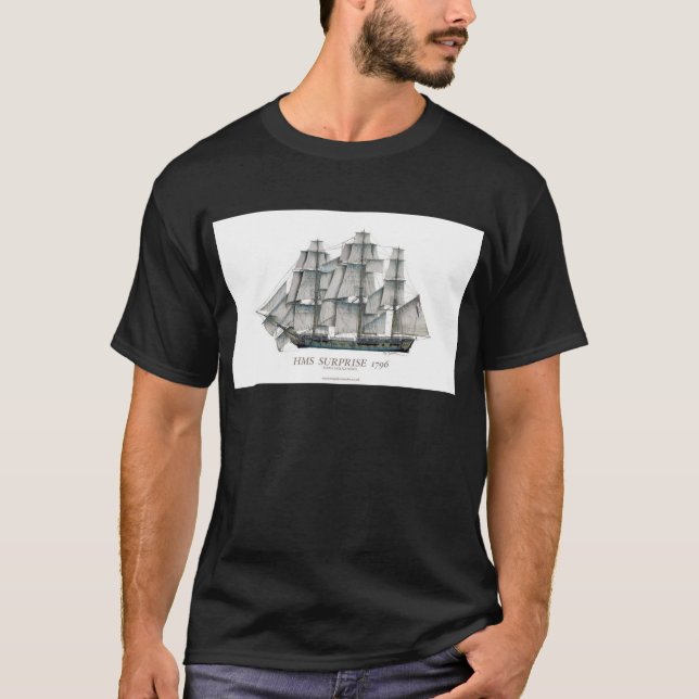 1796 HMS Surprise art T-Shirt (Front)