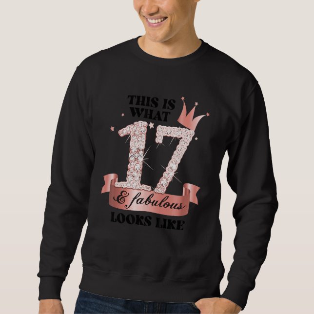17 & Fabulous I Rose And White Party Group Candid  Sweatshirt (Front)