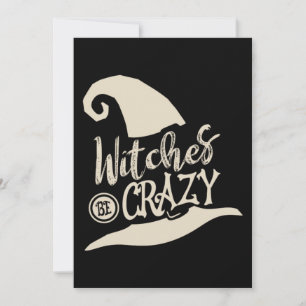 17.Halloween Funny Witches be crazy Save The Date