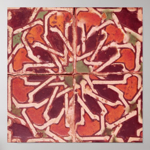 17:Isnik Tile, 16th century Poster