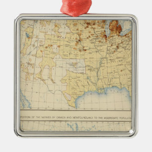 17 Natives of Canada, Newfoundland 1890 Metal Ornament