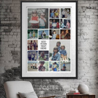 17 Photo Collage and Text - Can Edit White