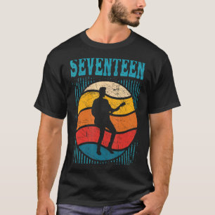 17 Year Old  17th Birthday Boy Guitar Player Guita T-Shirt