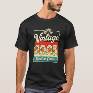 17 Year Old Gifts Vintage 2005 Limited Edition 17T T-Shirt