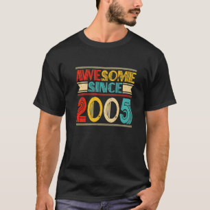 17 Year Old Gifts Vintage 2005 Limited Edition 17T T-Shirt
