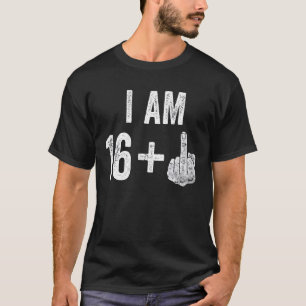 17 Year Old Its My 17th Birthday Middle Finger T-Shirt